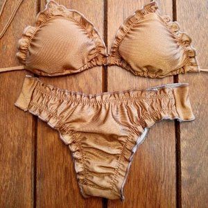 Women's Push Up Padded Bikini Set Brazilian